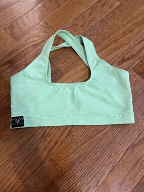 Kandi Kouture Light Green Athletic Sports Bra